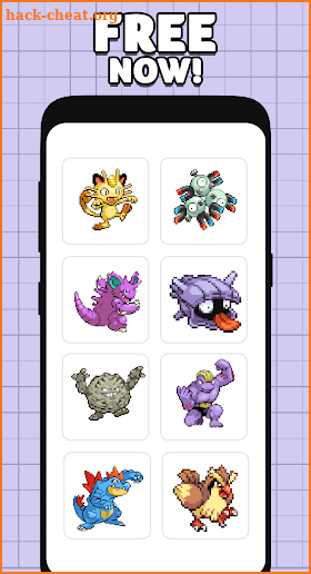 Color by Number - Pokemon Pixel Art Free 2019 screenshot