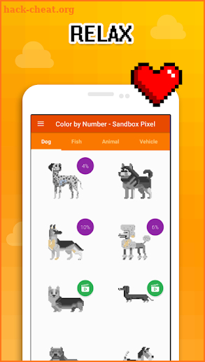 Color by Number - Sandbox Pixel screenshot