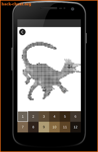 Color by Numbers: Jurassic Dinosaur Pixel Art screenshot