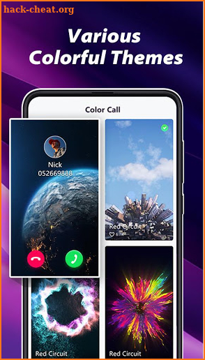 Color Call - Color Phone Call screen, LED Flash screenshot