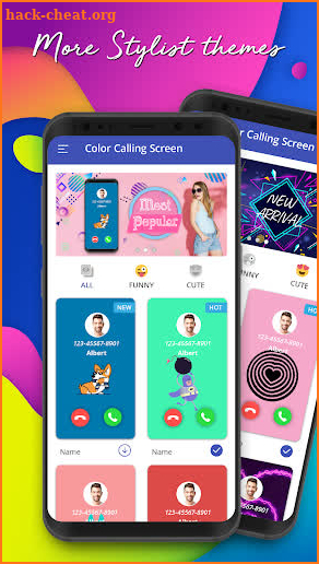 Color Call - Color Phone Flash & Call Screen Theme screenshot