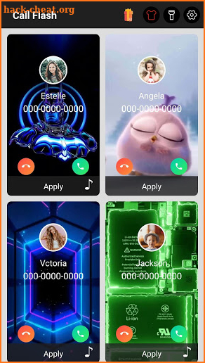 Color Call Flash - Screen Themes, LED FlashLight screenshot