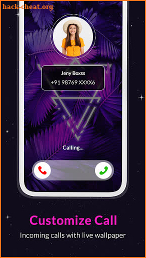 Color Call Screen Call Themes screenshot