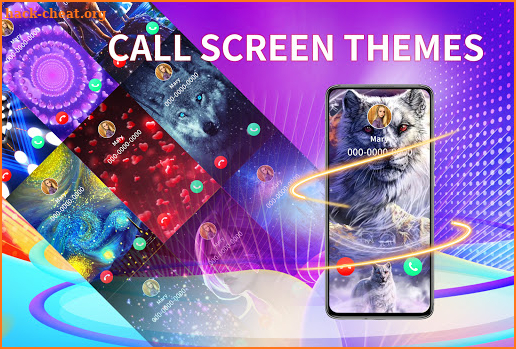 Color Call Screen Themes- Color Screen Flash Light screenshot