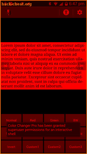 Color Changer Pro [root] screenshot