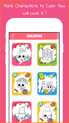 Color Cute Shopkins screenshot