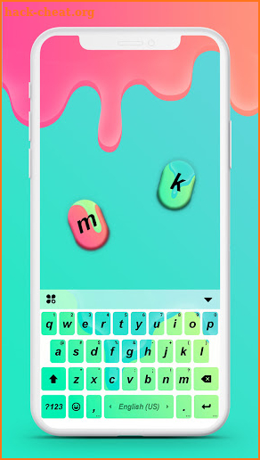 Color Drip Live Keyboard Background screenshot