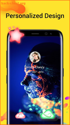Color flash & Colorful Call Screen screenshot