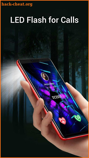 Color flash & Colorful Call Screen screenshot