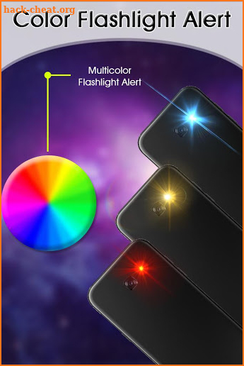 Color Flash Light on Call & SMS screenshot