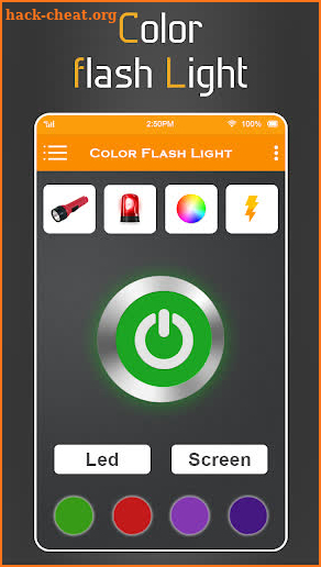 Color flash light : Torch LED Light screenshot