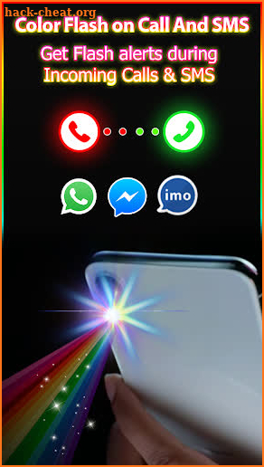 Color flash on call & SMS:  LED Flash screenshot