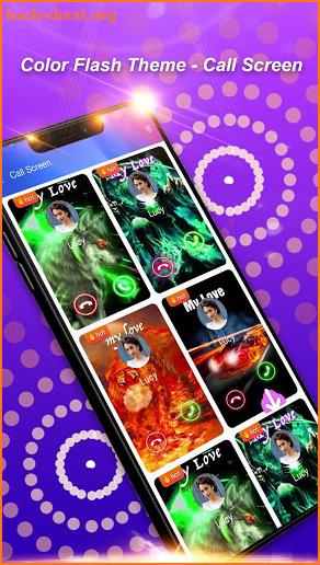 Color Flash Theme-Call Screen screenshot
