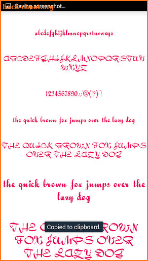 Color Fonts for FlipFont #5 screenshot