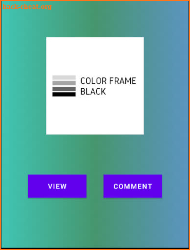 Color Frame Black screenshot