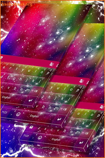 Color Galaxy Keyboard screenshot