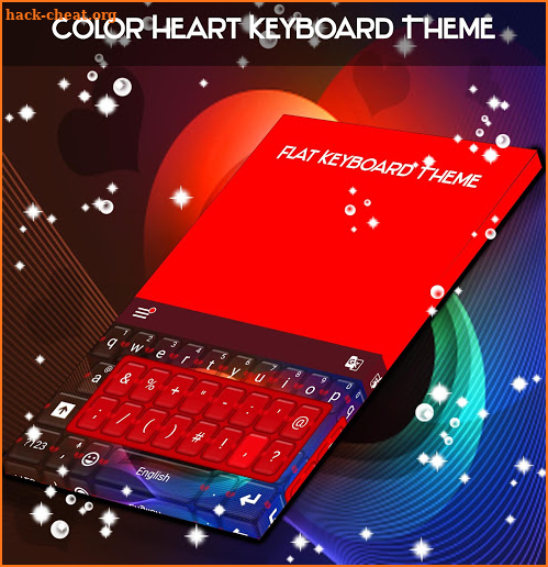 Color Heart Keyboard Theme screenshot