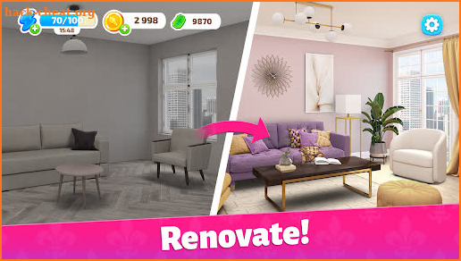 Color Home Design Makeover - paint your love story screenshot