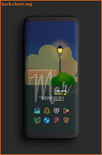 Color Line DARK Icon Pack screenshot