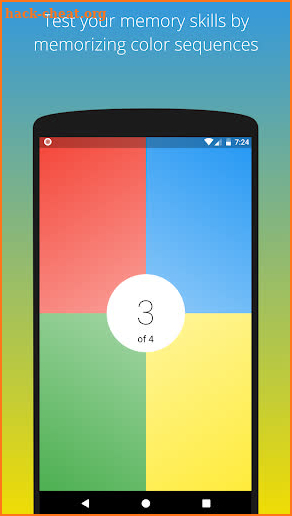 Color Memory Game screenshot