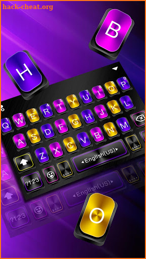 Color Metal Black Keyboard Background screenshot