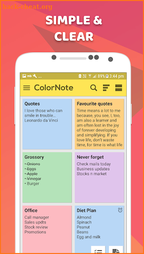 Color Notes screenshot