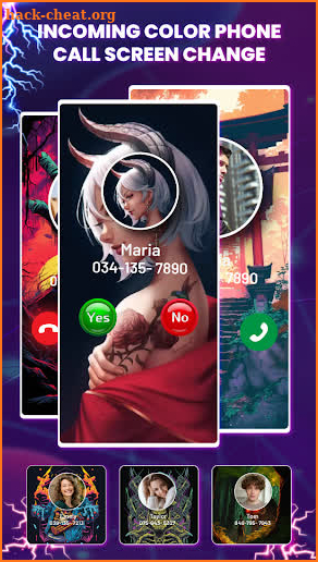 Color Phone: Call Screen Theme screenshot