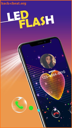 Color Phone - Caller Screen, LED Flash,Color Theme screenshot