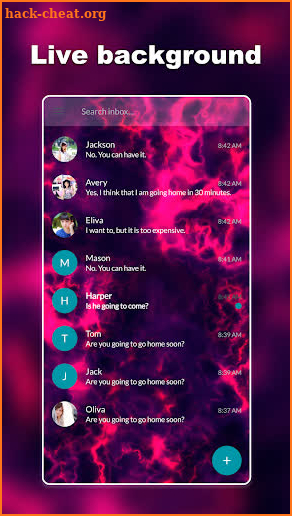 Color SMS - My photo SMS screenshot