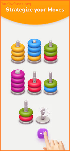 Color Sort 3D — Hoop Stack screenshot