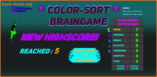 Color-Sort Brain Game screenshot