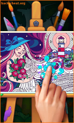 Color Stories: coloring casino & paint art gallery screenshot