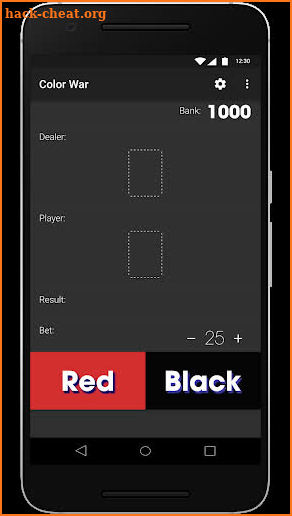 Color War Card Game screenshot