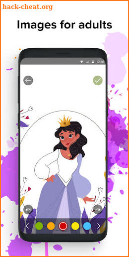 Color your world - paint book for kids and adults screenshot