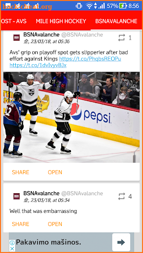 Colorado Avalanche All News screenshot