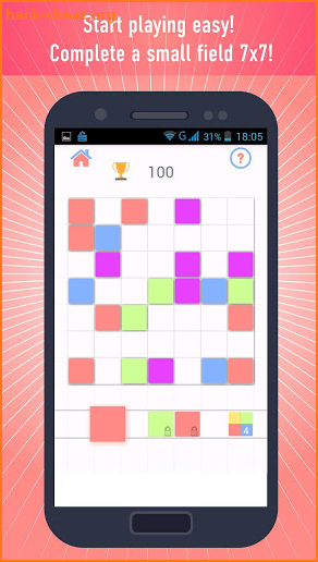 Colored Cells: Magic lines screenshot