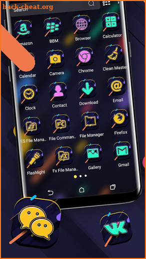 Colorful Abstract Launcher Theme screenshot