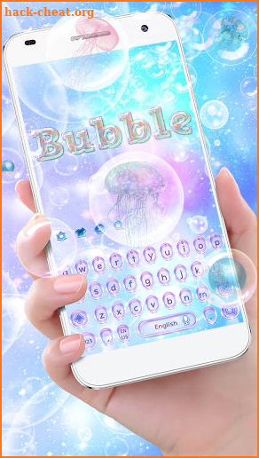 Colorful Bubble Keyboard Theme screenshot