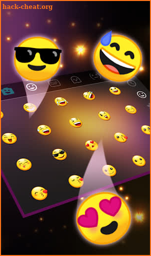 Colorful Bubbles Keyboard screenshot