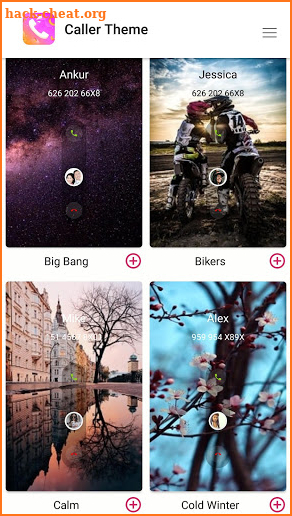 Colorful Call Screen Themes screenshot