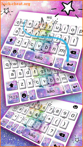 Colorful Cat Keyboard Theme screenshot