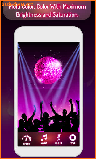 Colorful Disco Flashlight screenshot