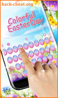 Colorful Easter Day Keyboard Theme screenshot