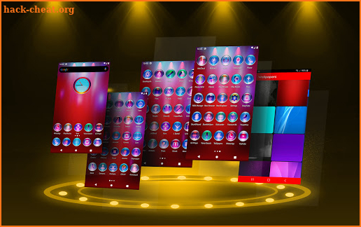 Colorful Glass Pix UI Icon Pack Paid screenshot