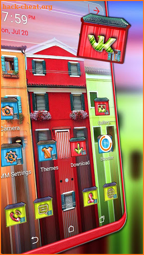 Colorful House Launcher Theme screenshot