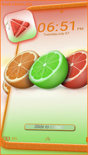 Colorful Lemon Launcher Theme screenshot