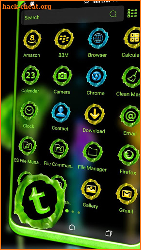 Colorful Melted Wax Theme Launcher screenshot