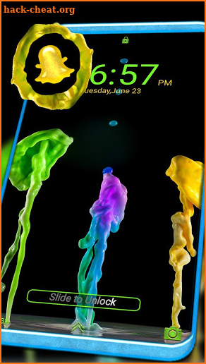 Colorful Melted Wax Theme Launcher screenshot