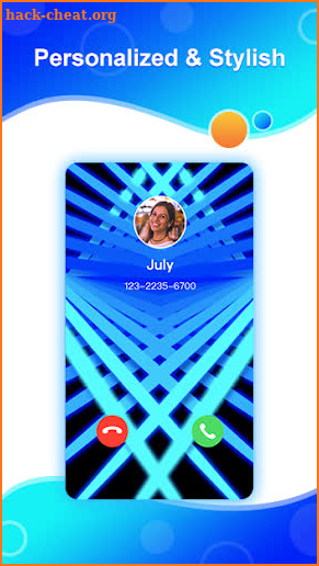 Colorful Phone Call Screen-Screen Themes&LED Flash screenshot