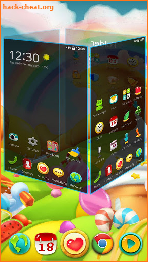 Colorful Sweet Candy Theme screenshot